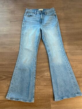 Madewell Perfect Vintage Flare Jeans High Rise Blue Size 26